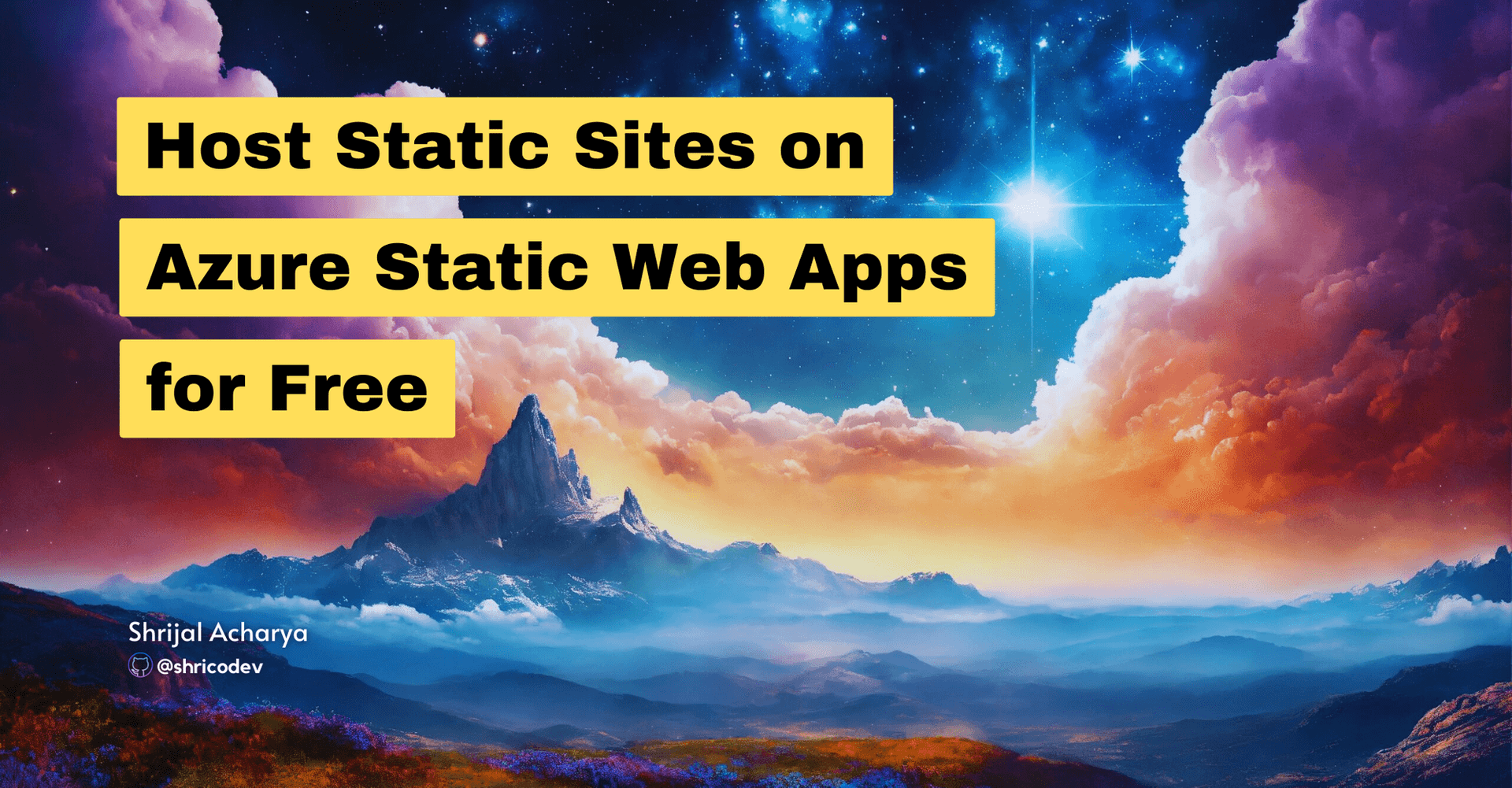 How to Host Static Sites on Azure Static Web Apps for Free